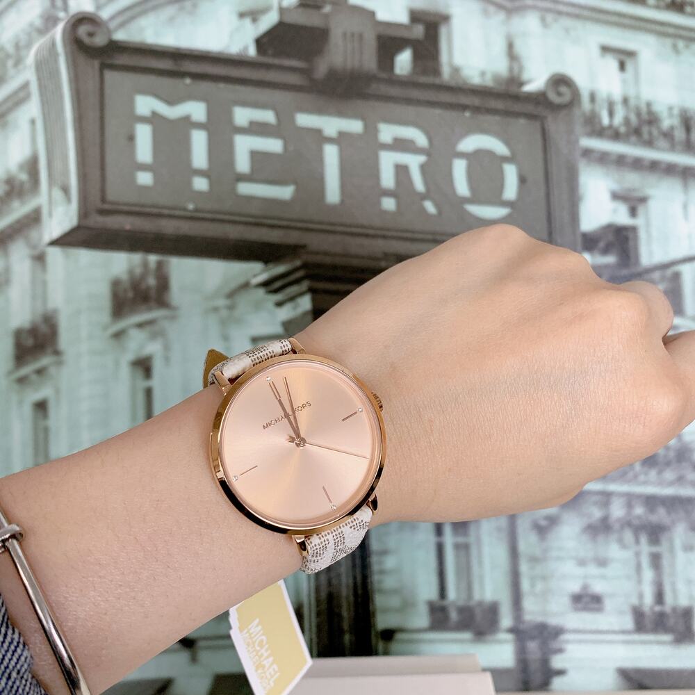 Michael Kors MK7128 Jayne Three-Hand Vanilla Watch